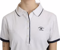 Cotton White Collared Short Sleeve Top 5