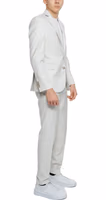 Beige Polyester Two-Piece Suit 4
