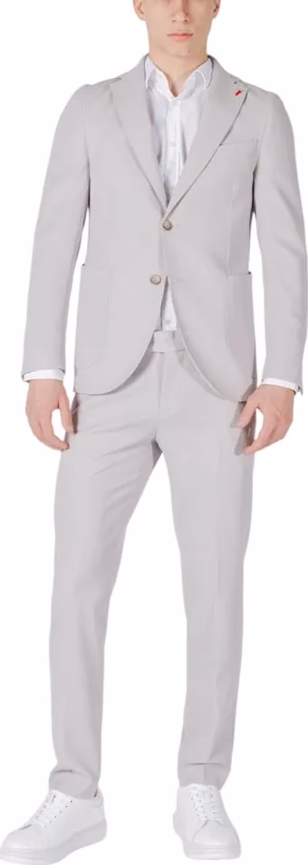 Gray Polyester Waistcoat