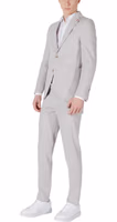 Gray Polyester Waistcoat 3