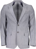 Gray Cotton Blazer 1
