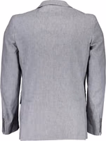 Gray Cotton Blazer 2
