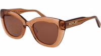 Beige Plastic Sunglasses 1