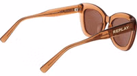 Beige Plastic Sunglasses 3