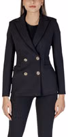 Black Polyester Blazer 1
