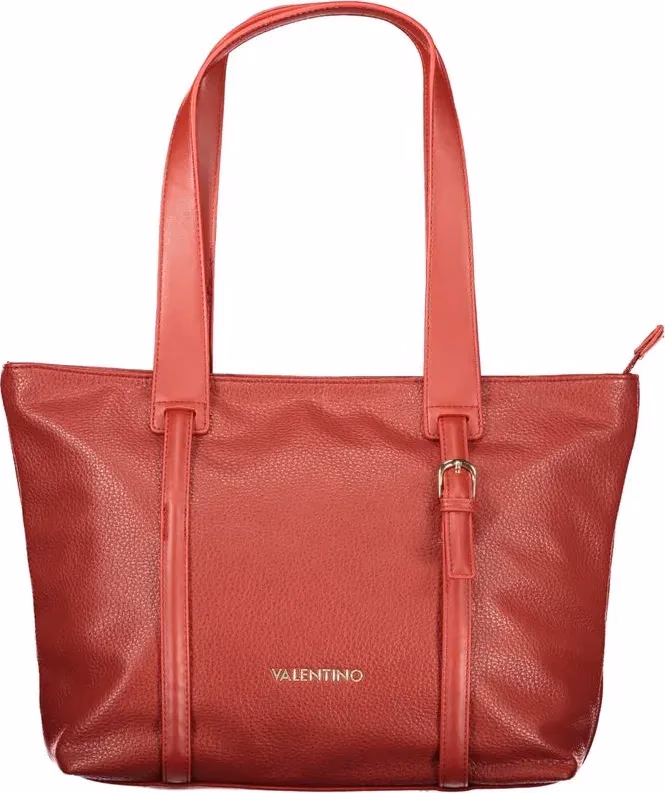 Rosso Polyurethane Women's Bag with Zip Closure
