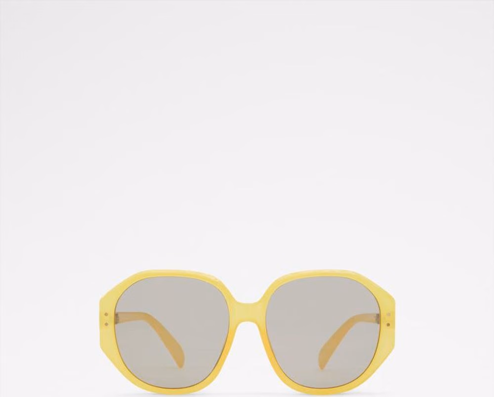 Yellow Polycarbonate Sunglasses