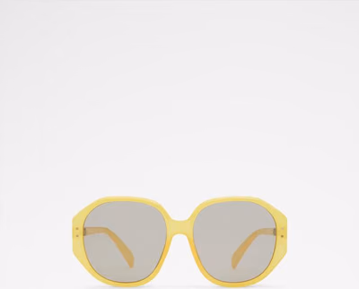 Yellow Polycarbonate Sunglasses
