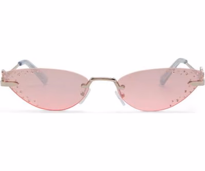 Silver Polycarbonate Sunglasses