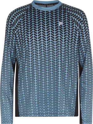 Blue Polyester Sweatshirt