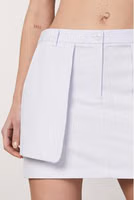 Purple Cotton Mini Skirt 4