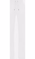White Polyester Casual Pants 3