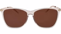 Beige Plastic Sunglasses 2