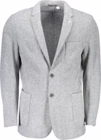 Gray Polyester And Wool Blazer 1