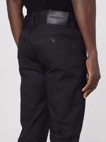 بنطال أسود من القطن بقصّة Regular 2