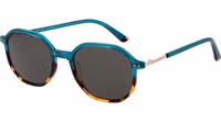 Turquoise Plastic Sunglasses 1