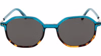 Turquoise Plastic Sunglasses 2