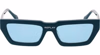 Turquoise Plastic Sunglasses 2