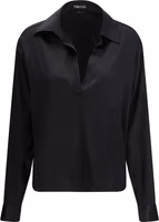 Black Silk Dress Shirt 1
