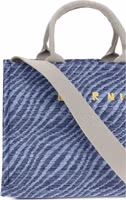 Blue Nylon Shoulder Bag 4