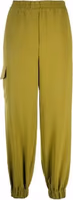 Bicolor Elastane Casual Pants 1