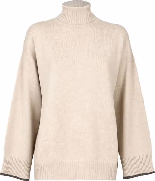 Beige Cashmere Sweater