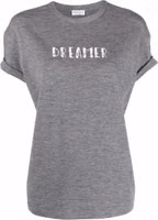 Gray Elastane T-Shirt 1