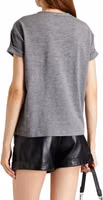 Gray Elastane T-Shirt 3