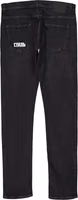 Black Cotton Slim Fit Jeans 2