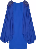 Blue Acetate Cocktail Dress 1