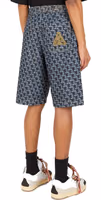 Blue Cotton Knee Length 3