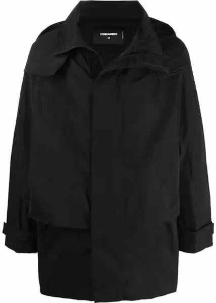 Black Nylon Shell Jacket