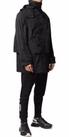 Black Nylon Shell Jacket 2