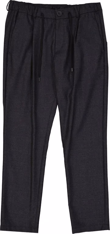 Gray Wool Casual Pants