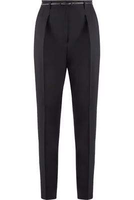 Black Elastane Pants