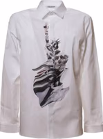 White Cotton Dress Shirt 1