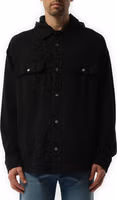 Black Cotton Shell Jacket 2