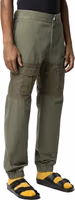 Bicolor Cotton Cargo Pants 2