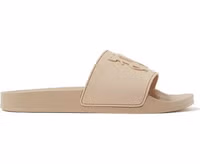 Beige Rubber Slides 1