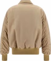 Beige Polyamide Bomber 2
