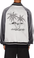 Gray Acetate Bomber 3