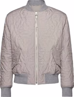 Gray Polyester Bomber 1