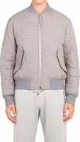 Gray Polyester Bomber 2