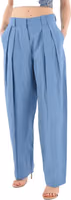 Blue Linen Casual Pants 2