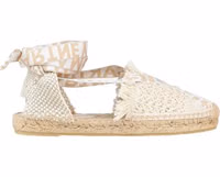 Beige Canvas Espadrilles 1