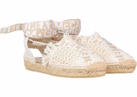 Beige Canvas Espadrilles 2