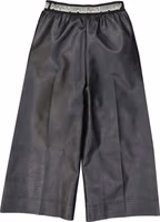 Black Viscose Casual Pants 2