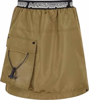 Bicolor Polyester Mini Skirt 1