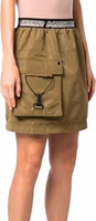 Bicolor Polyester Mini Skirt 2