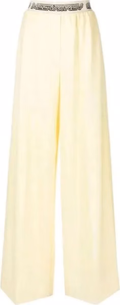 Bicolor Wool Casual Pants